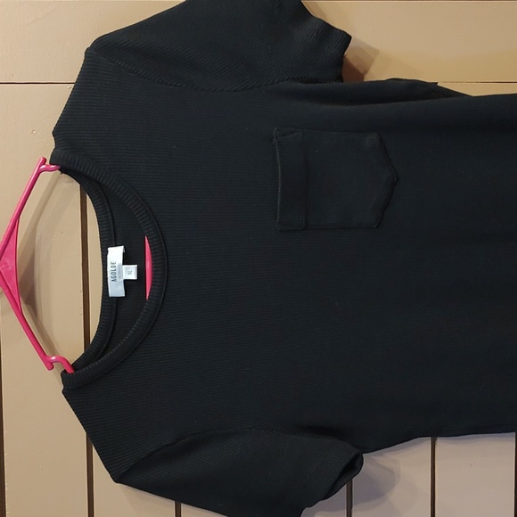 Agolde Ribbed organic cotton-blend T-shirt size XL - Picture 5 of 8